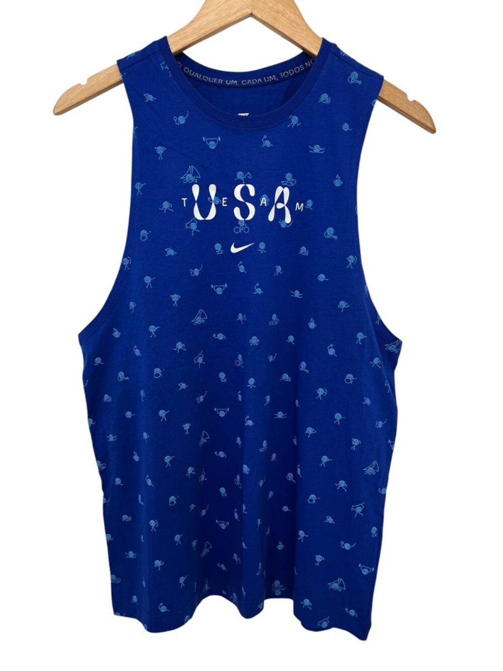 NWT Nike Team USA Olympics Icon Print Women’s Muscle Tank Top Large
